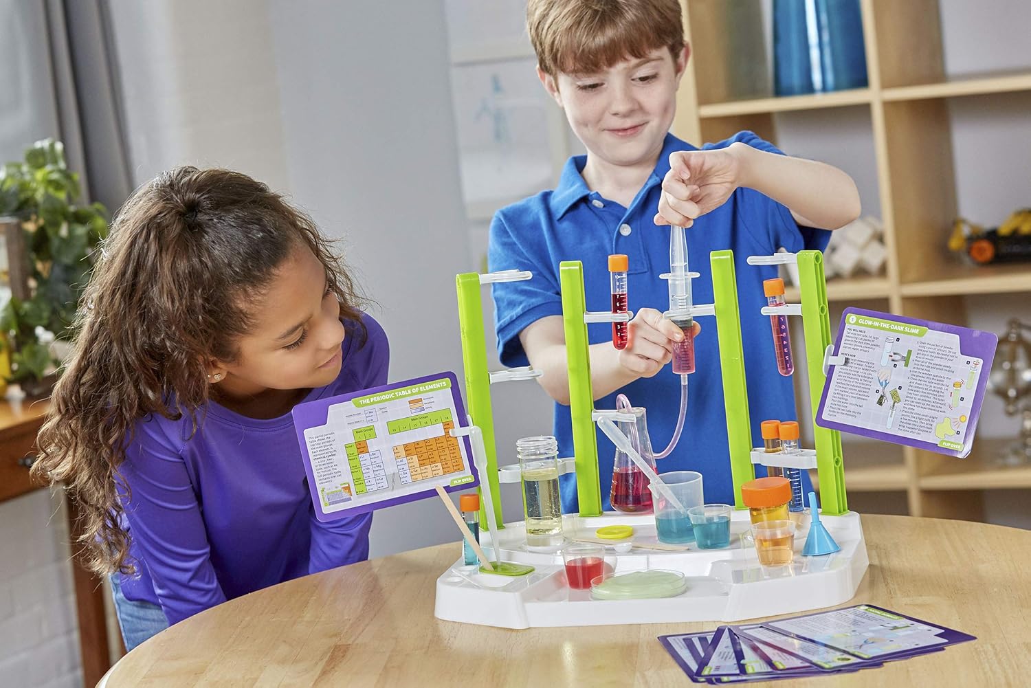 Chemistry Station Science Experiment Kit – 20 Non-Hazardous STEM Experiments for Kids