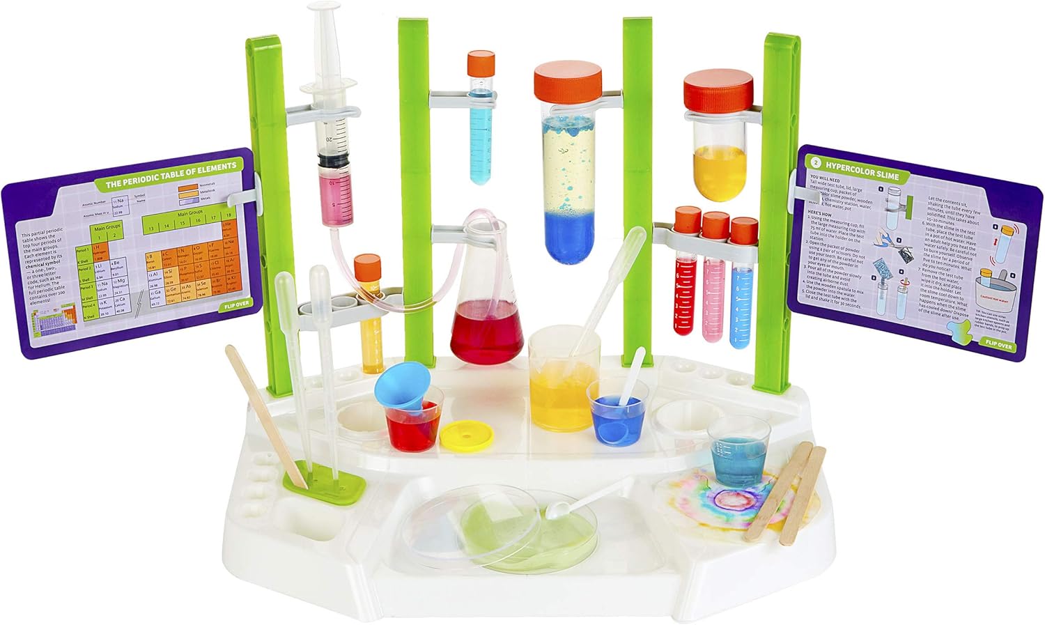 Chemistry Station Science Experiment Kit – 20 Non-Hazardous STEM Experiments for Kids
