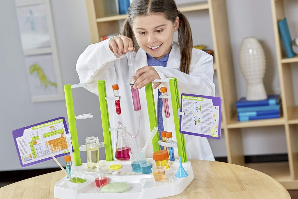 Chemistry Station Science Experiment Kit – 20 Non-Hazardous STEM Experiments for Kids