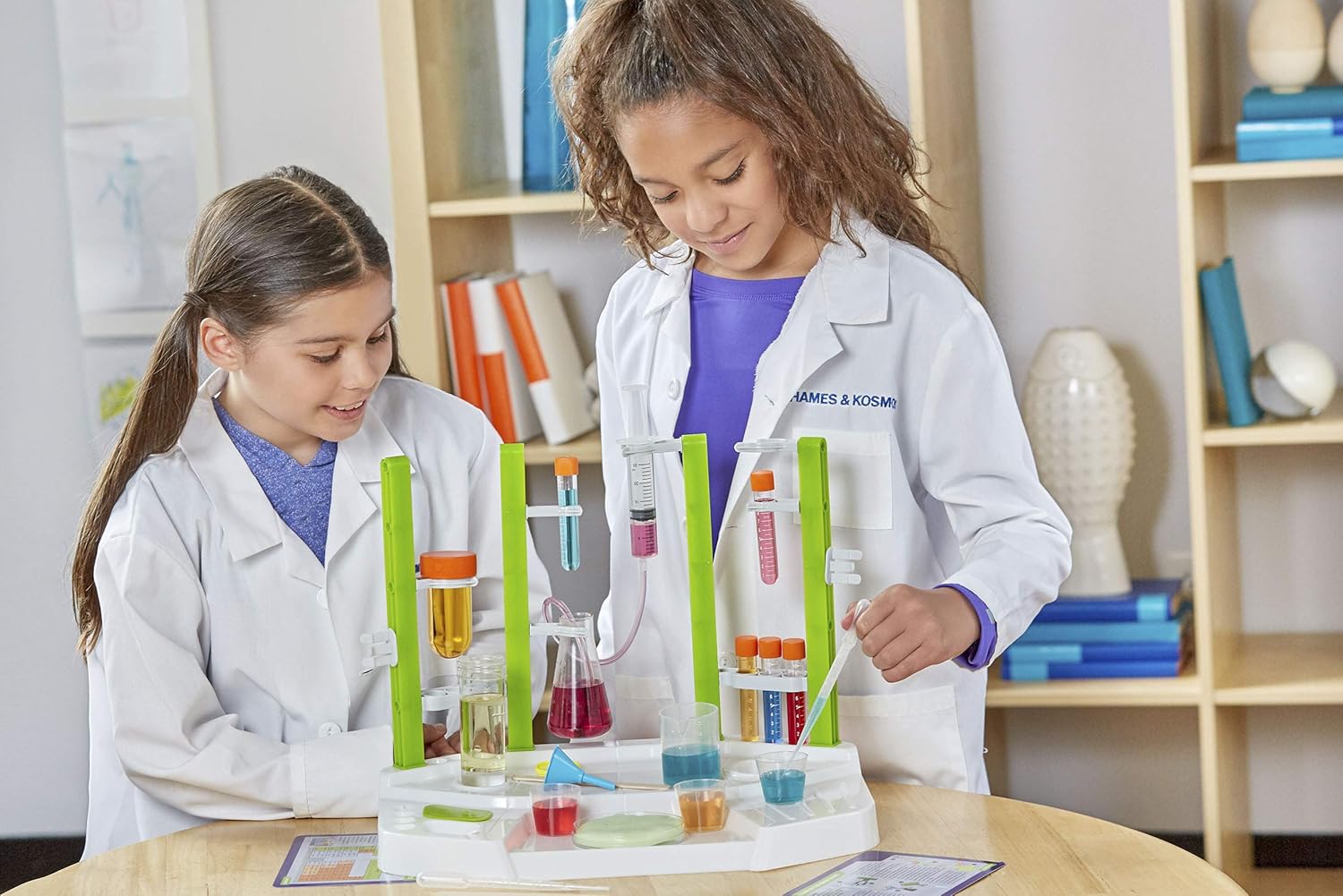 Chemistry Station Science Experiment Kit – 20 Non-Hazardous STEM Experiments for Kids