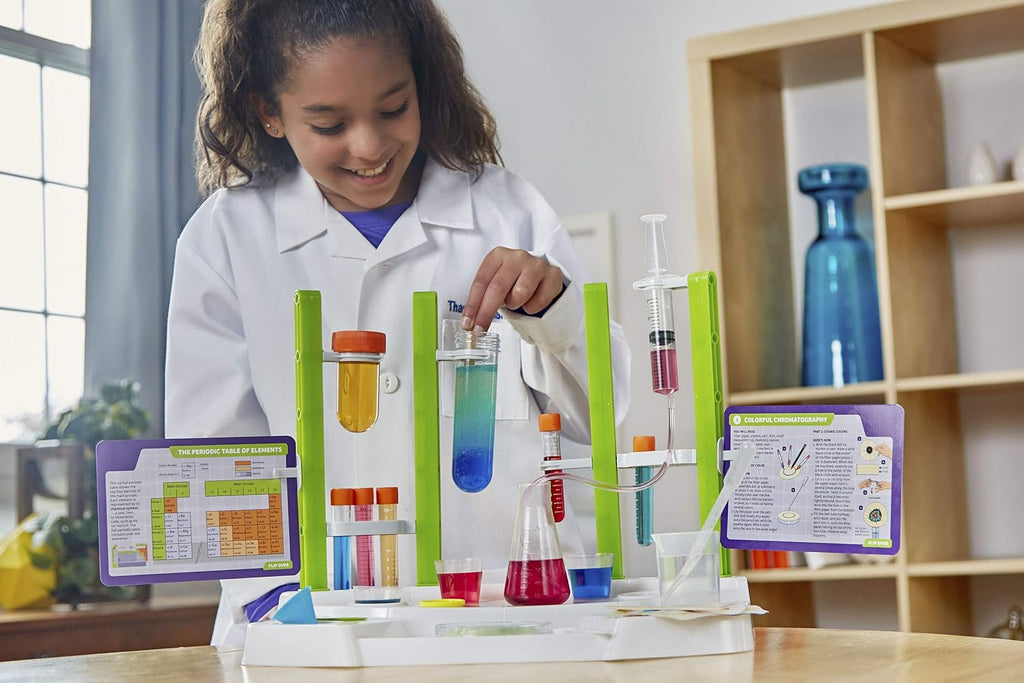 Chemistry Station Science Experiment Kit – 20 Non-Hazardous STEM Experiments for Kids