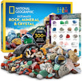 Rock Collection Box for Kids – 300+ Piece Gemstones & Crystals STEM Learning Set