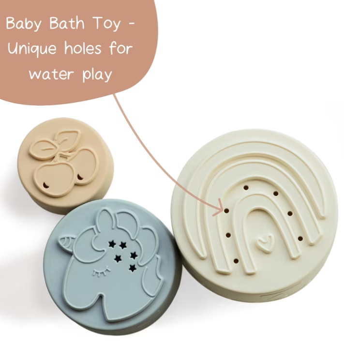 Silicone Stacking Cups Toy – 7-Piece Montessori Educational Nesting & Sensory Learning Set for Babies and Toddlers