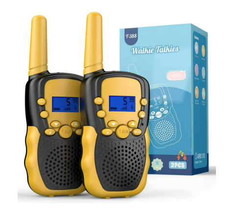 Walkie Talkies for Kids – 22 Channels 2-Way Radio Toy with Backlit LCD Flashlight