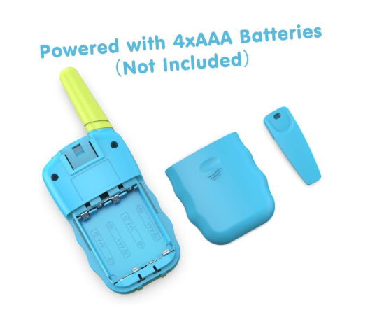Walkie Talkies for Kids – 22 Channels 2-Way Radio Toy with Backlit LCD Flashlight