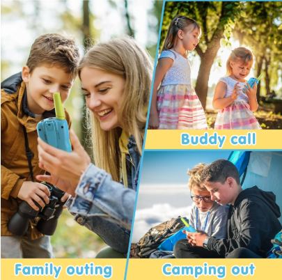 Walkie Talkies for Kids – 22 Channels 2-Way Radio Toy with Backlit LCD Flashlight