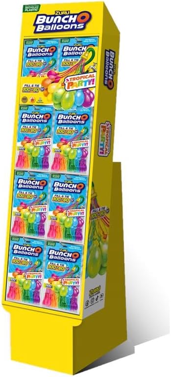 Rapid Filling Water Balloons – 100 Pack Assorted Plastic Rubber Party Set