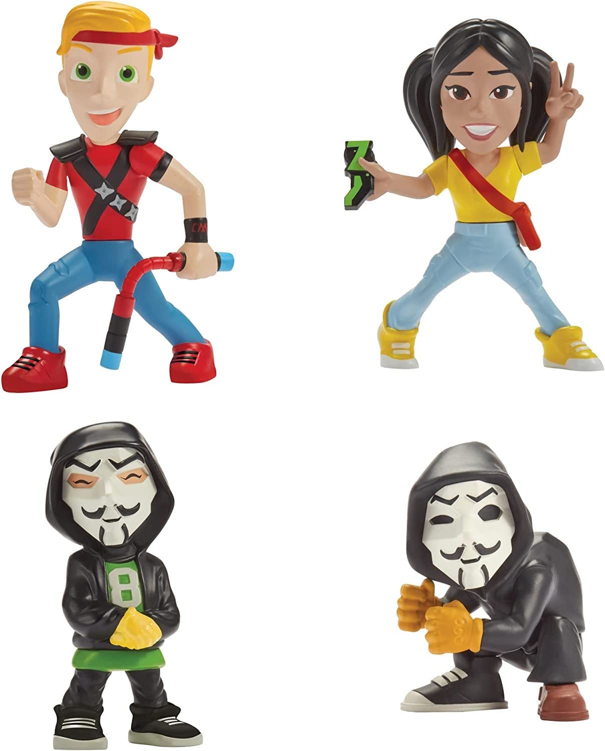 Spy Ninjas Collectible Figure 4-Pack – Action Mystery Team Toy Set