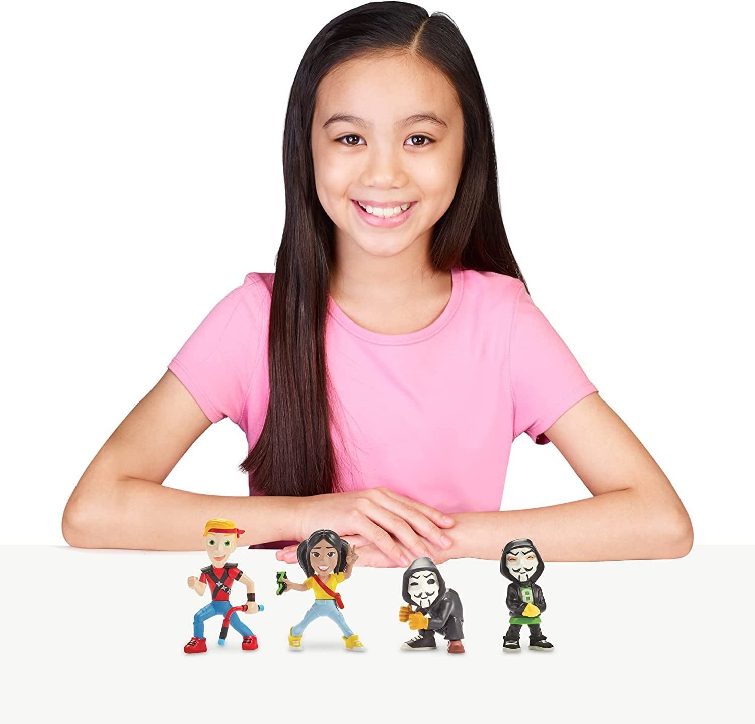 Spy Ninjas Collectible Figure 4-Pack – Action Mystery Team Toy Set