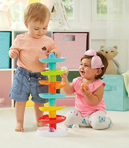 Ball Drop Toddler Toy – Montessori Stacking & Color Sorting Sensory Activity Toy for Early Learning