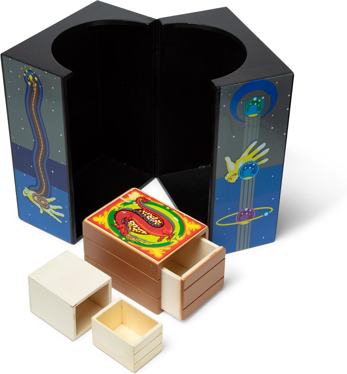 Solid-Wood Magic Set for Kids – 10 Classic Tricks Magician Prop Magic Kit