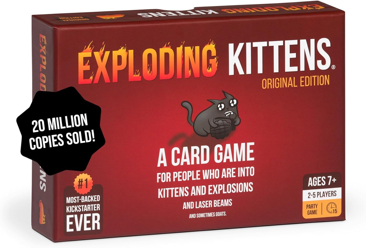 Exploding Kittens Original Edition – 2 to 5 Players Card Game
