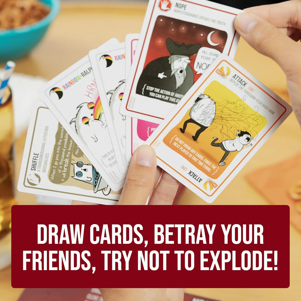 Exploding Kittens Original Edition – 2 to 5 Players Card Game