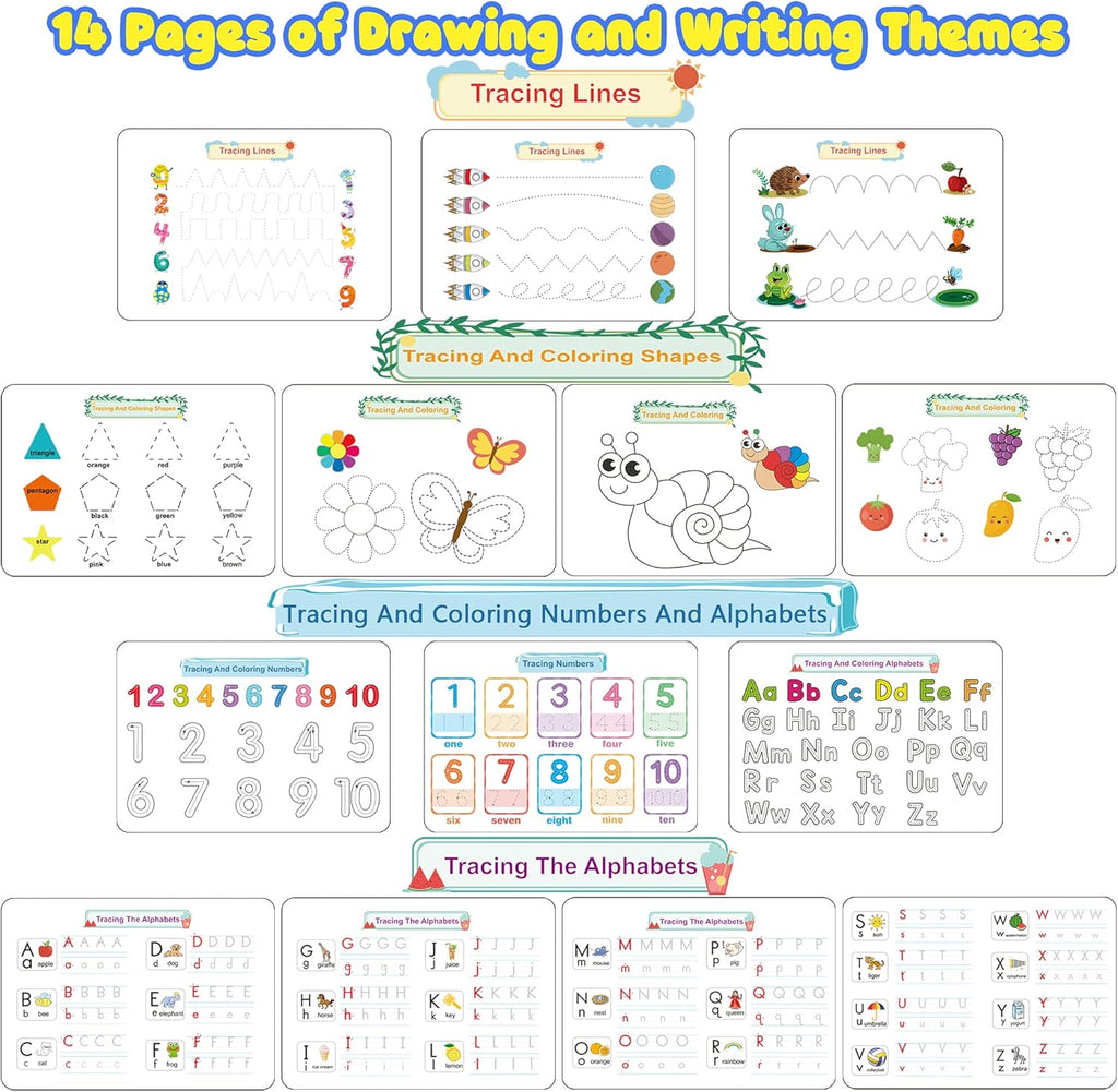 Toddler Learning Binder Busy Book – Montessori Sensory Activity Book for Early Development & Fine Motor Skills