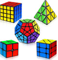 5-Pack Magic Speed Cube Set – 2x2, 3x3, 4x4 Puzzle Cubes for Kids