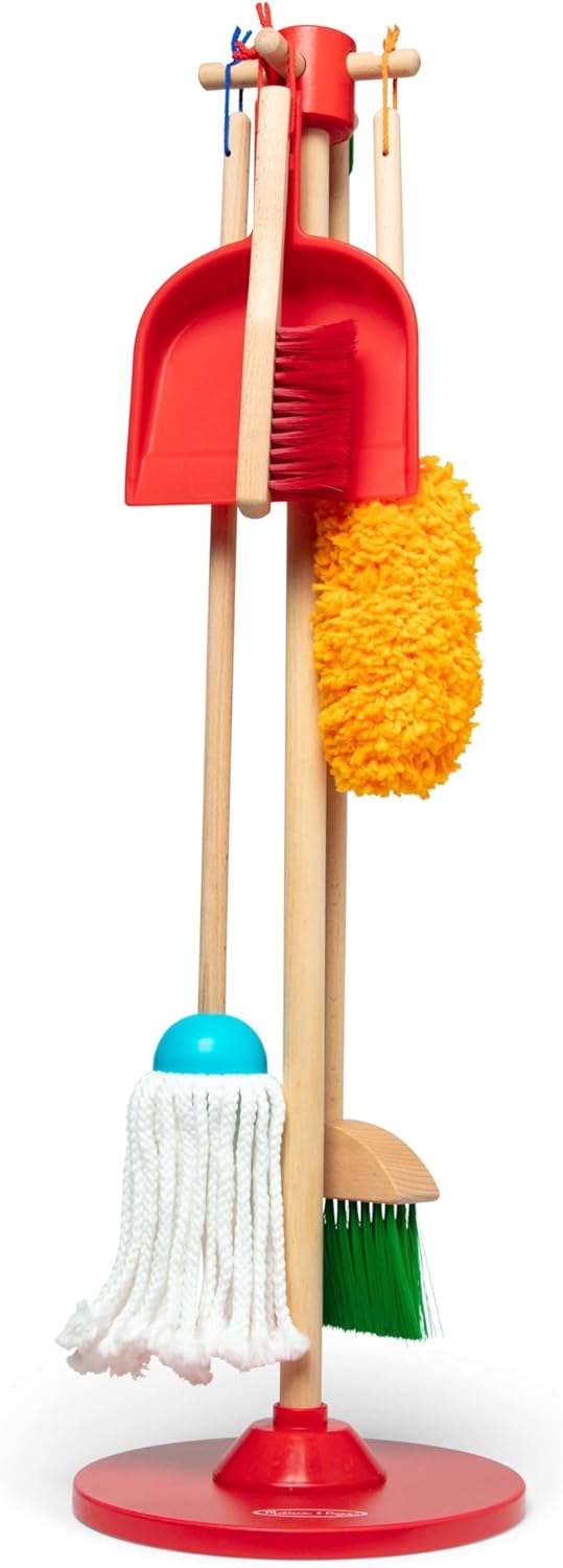 Toddler Cleaning Set – Montessori Pretend Play Housekeeping Toys for Kids & Early Learning Skills Development