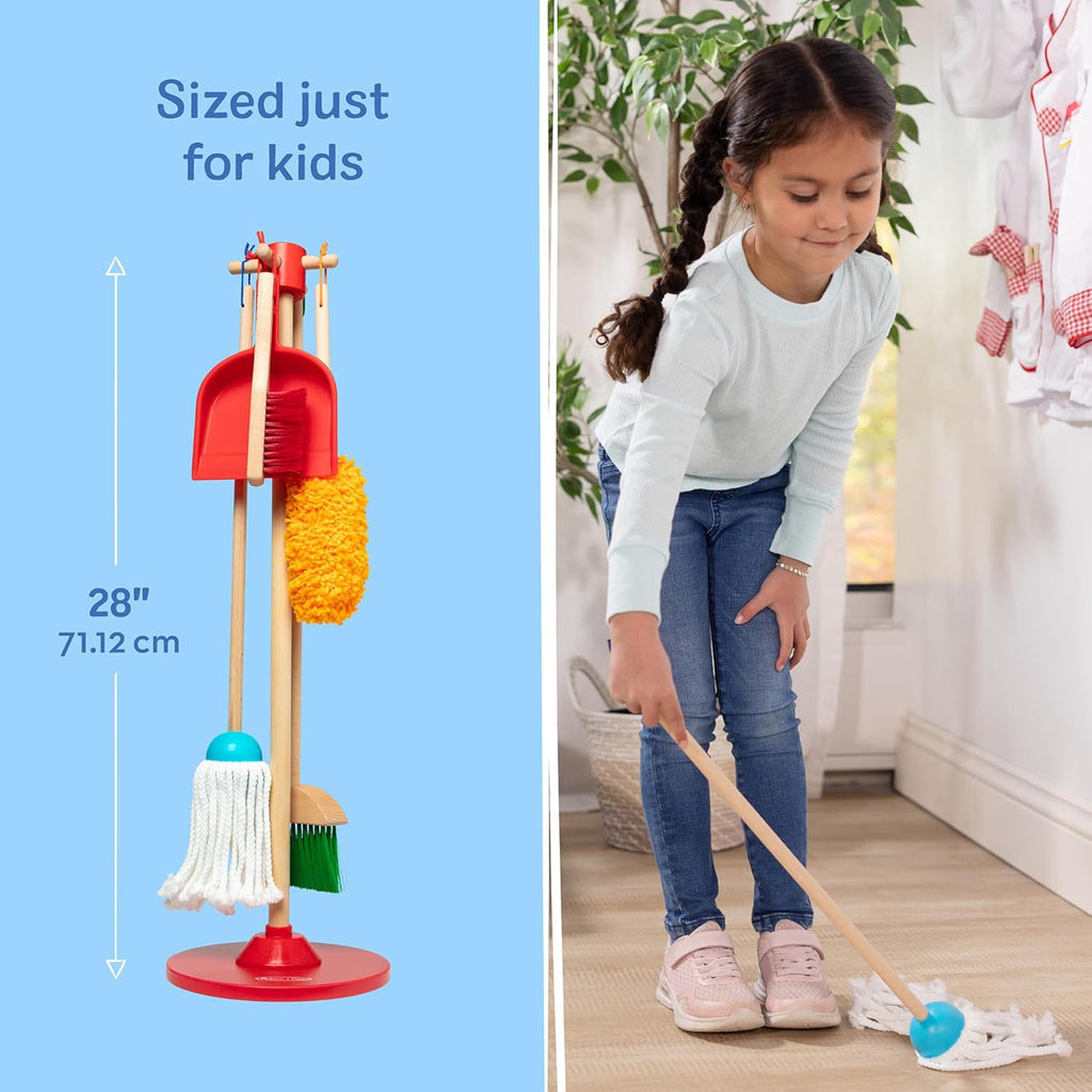 Toddler Cleaning Set – Montessori Pretend Play Housekeeping Toys for Kids & Early Learning Skills Development