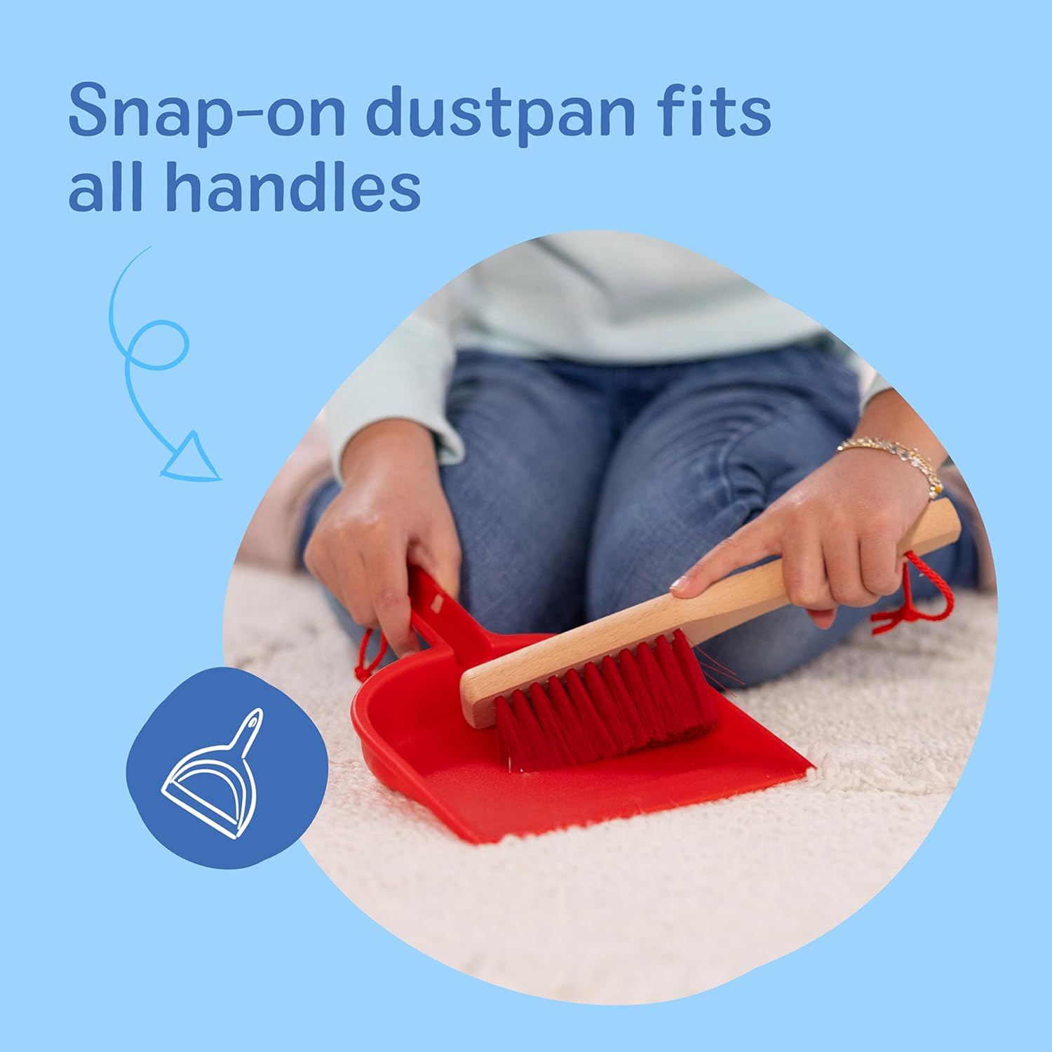 Toddler Cleaning Set – Montessori Pretend Play Housekeeping Toys for Kids & Early Learning Skills Development