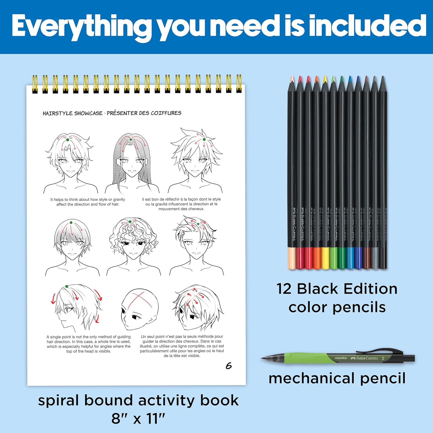 Anime Drawing Kit: Shonen Edition – Complete Manga Art & Character Drawing Set