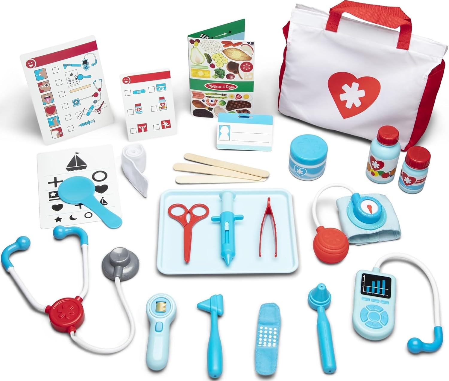 Get Well Doctor Kit – 25-Piece Kids Pretend Play Medical Toy Set for Toddlers & Early Learning Development