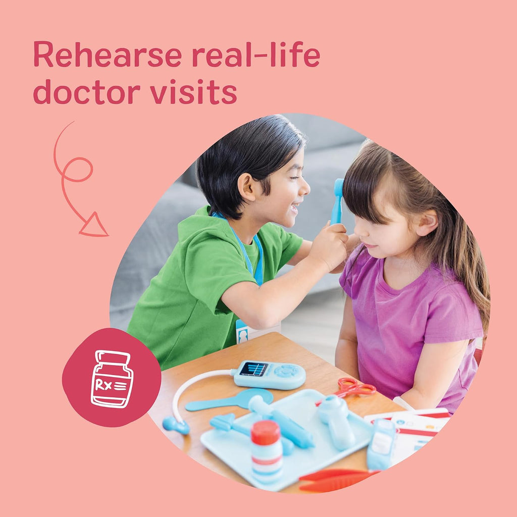 Get Well Doctor Kit – 25-Piece Kids Pretend Play Medical Toy Set for Toddlers & Early Learning Development