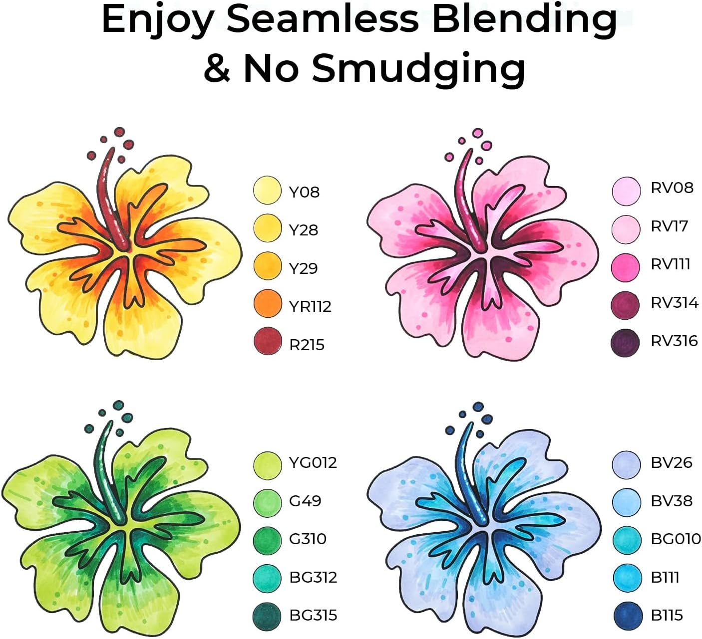 40-Color Alcohol Art Markers – Dual Tip Fine & Chisel Refillable Permanent Marker Set