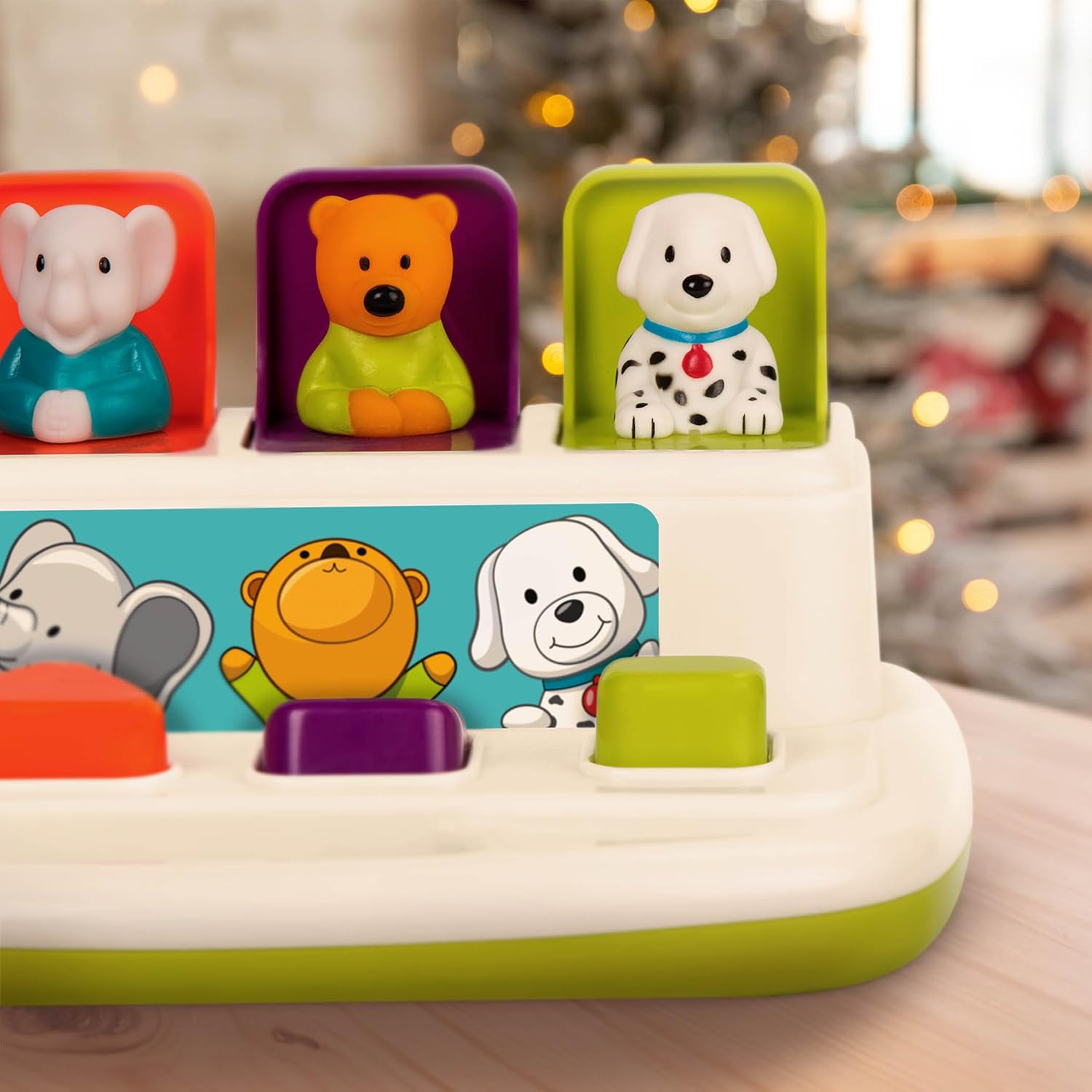 Pop-Up Pals Interactive Animal Toy – Montessori Early Learning Activity Toy for Babies & Toddlers