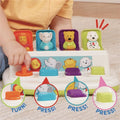 Pop-Up Pals Interactive Animal Toy – Montessori Early Learning Activity Toy for Babies & Toddlers