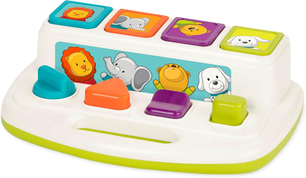 Pop-Up Pals Interactive Animal Toy – Montessori Early Learning Activity Toy for Babies & Toddlers