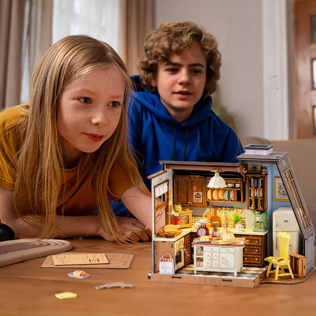 Baking Kitchen DIY Miniature Dollhouse Kit – Creative Miniature House Building Set