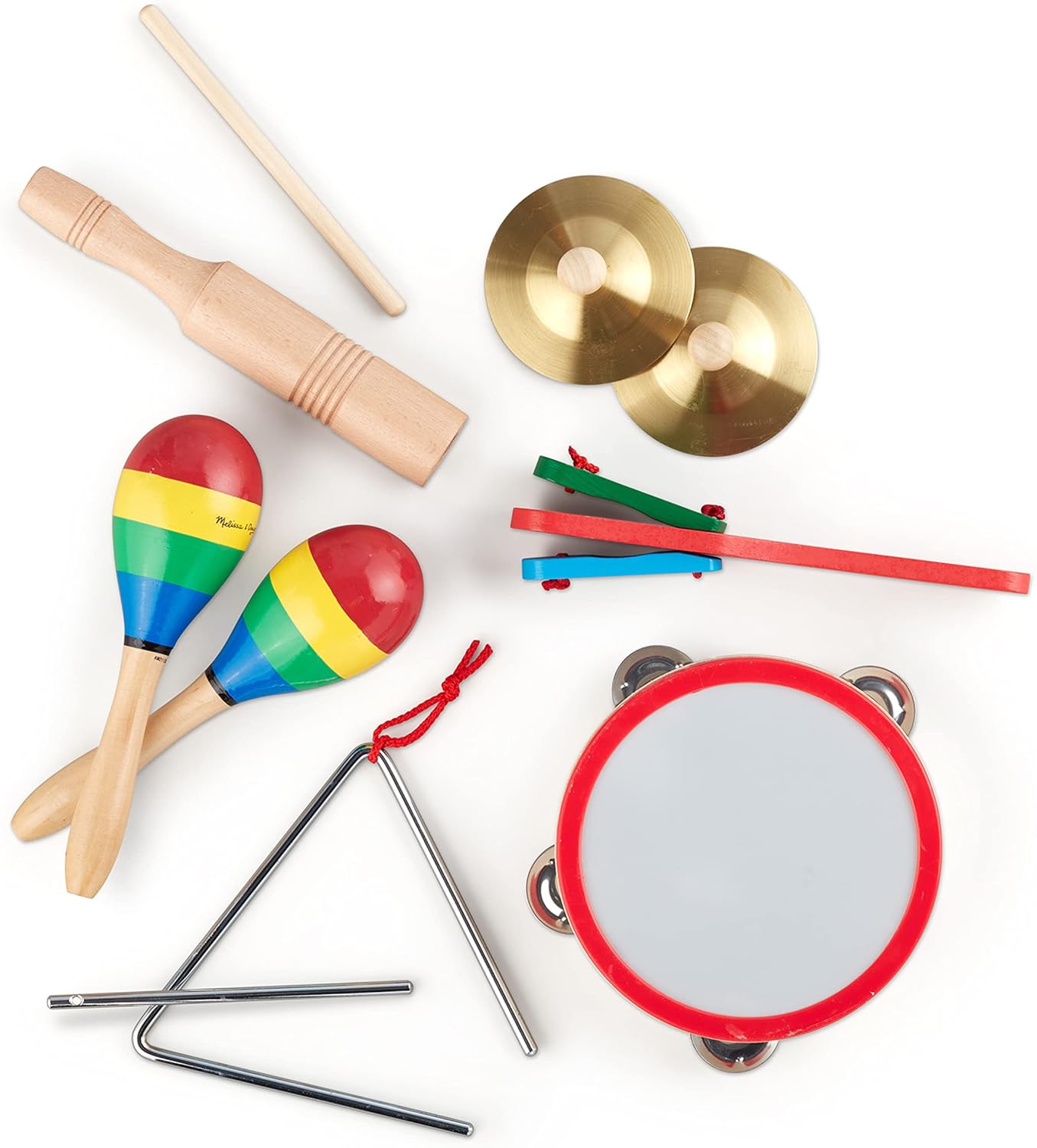 Band-in-a-Box Clap! Clang! Tap! – 10-Piece Musical Instrument Set for Kids Early Learning & Rhythm Development