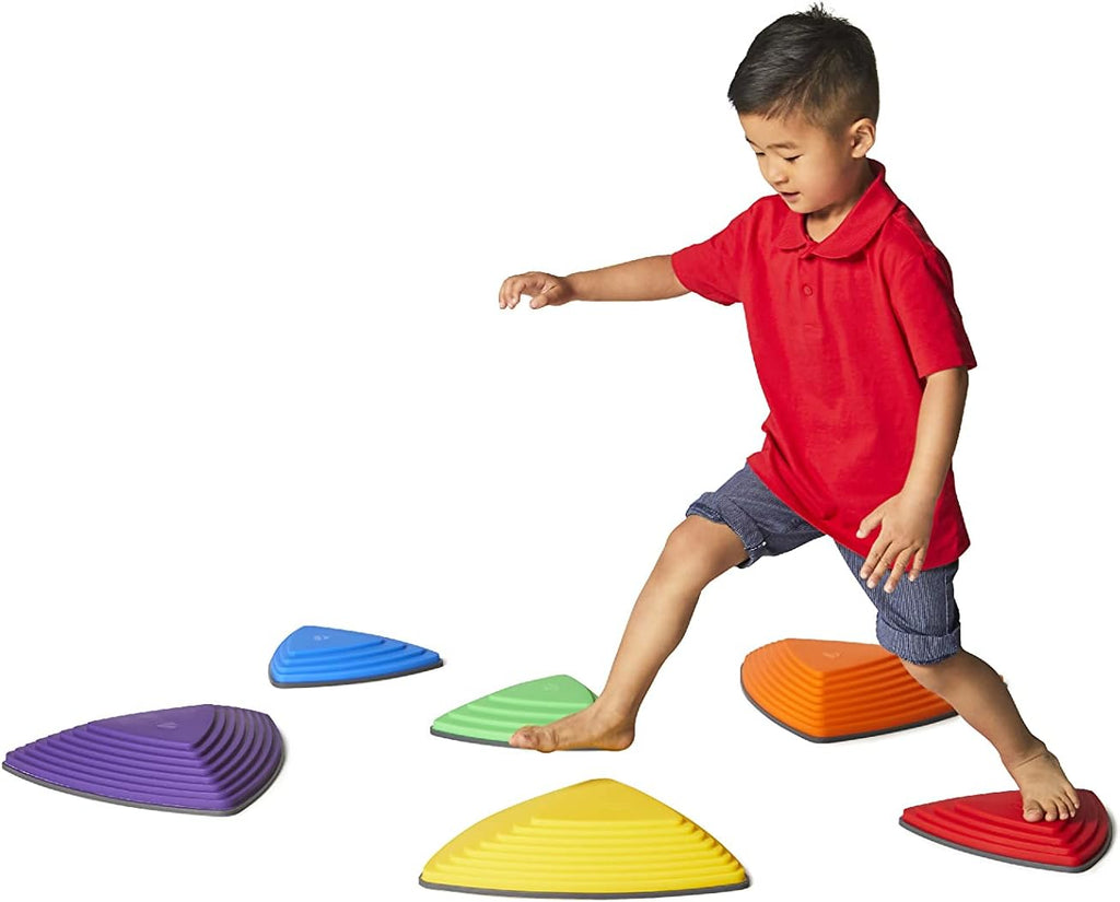 Toddler Balance Stepping Stones – Montessori Sensory Balance Stepping Stones for Kids & Early Development Play