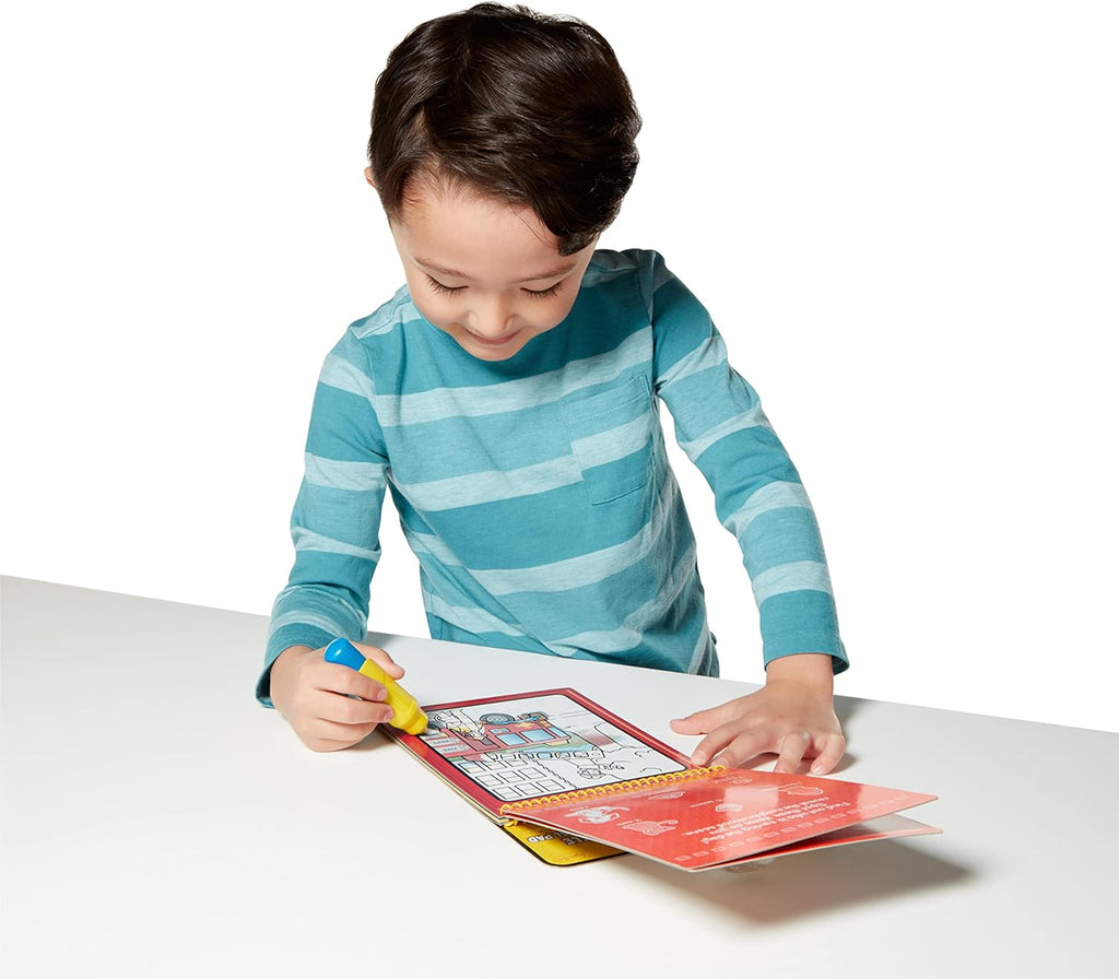 Water Wow! Mess-Free Coloring Book – Reusable Water-Reveal Activity Pad for Kids (Vehicles Theme)
