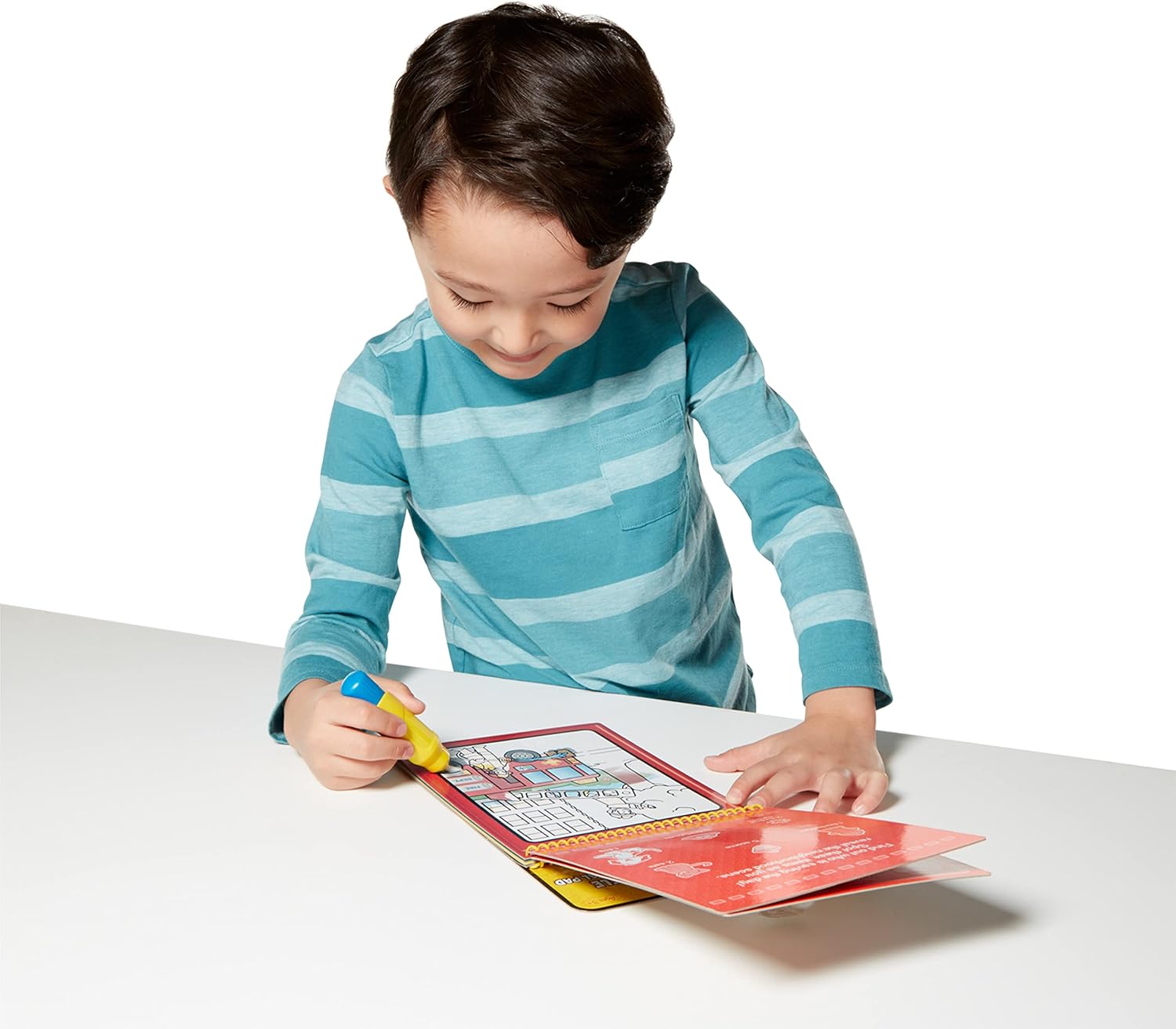 Water Wow! Mess-Free Coloring Book – Reusable Water-Reveal Activity Pad for Kids (Vehicles Theme)