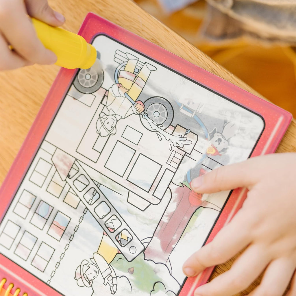 Water Wow! Mess-Free Coloring Book – Reusable Water-Reveal Activity Pad for Kids (Vehicles Theme)