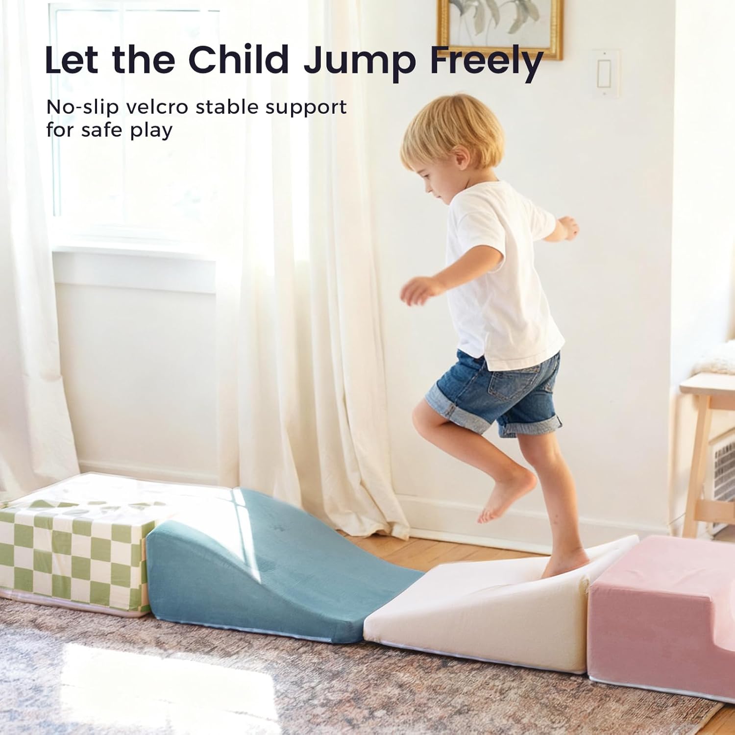 Soft Foam Climbing Blocks for Toddlers – 6-Piece Indoor Soft Play Set for Crawling, Climbing, Balance & Motor Skill Development