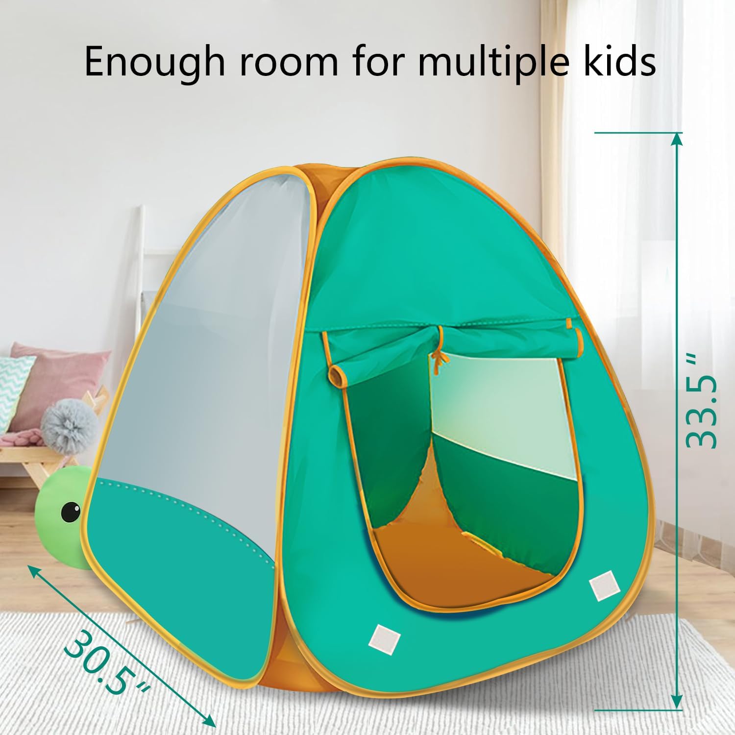 Kids Pop-Up Play Tent – Portable Indoor & Outdoor Playhouse for Imaginative Play, Reading & Adventure