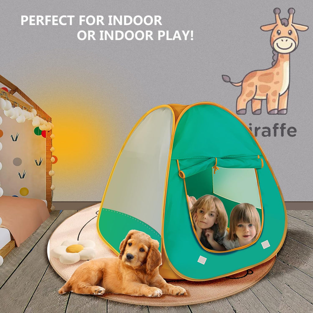 Kids Pop-Up Play Tent – Portable Indoor & Outdoor Playhouse for Imaginative Play, Reading & Adventure
