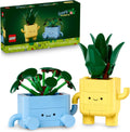 LEGO Botanicals Happy Plants Building Toy for Kids – Creative Plant Building Set
