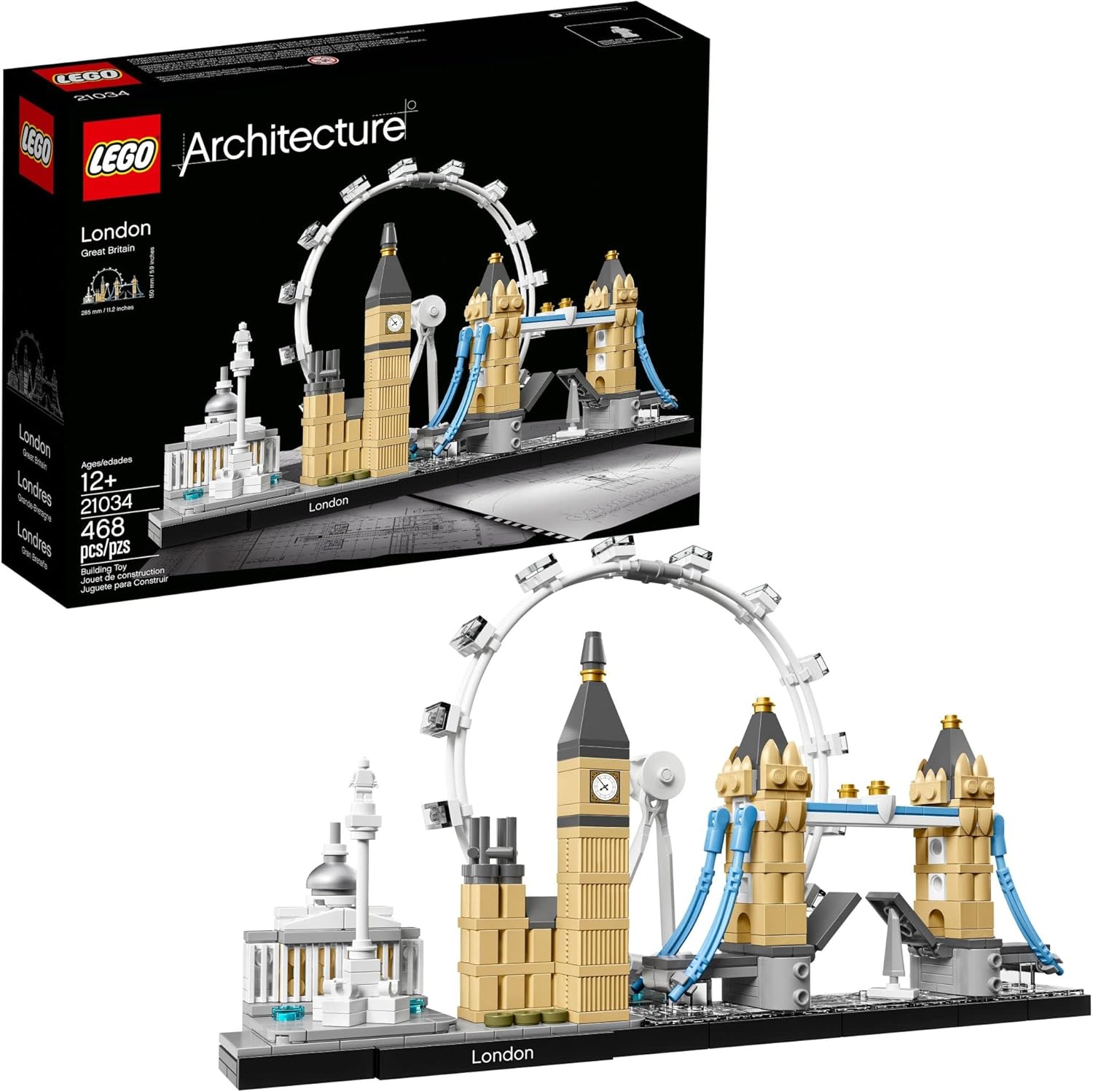 LEGO Architecture London Skyline Collection Building Set – Famous City Landmark Model Kit