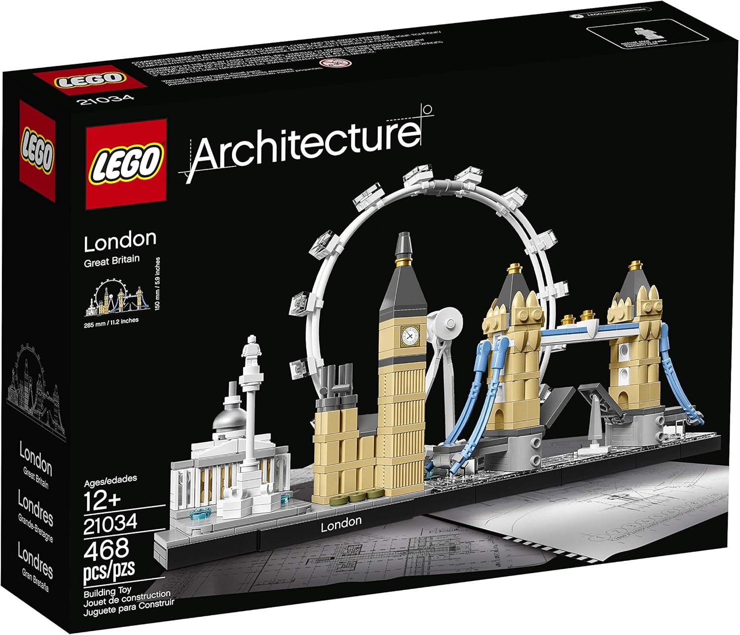 LEGO Architecture London Skyline Collection Building Set – Famous City Landmark Model Kit