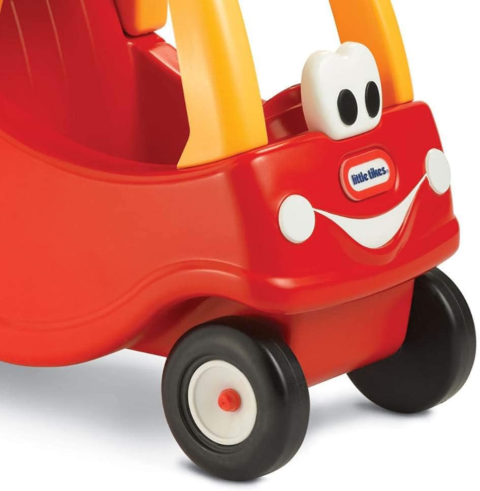 Cozy Shopping Cart for Kids – Red & Yellow Pretend Play Grocery Cart Toy for Imaginative Role Play, Shopping & Learning Fun