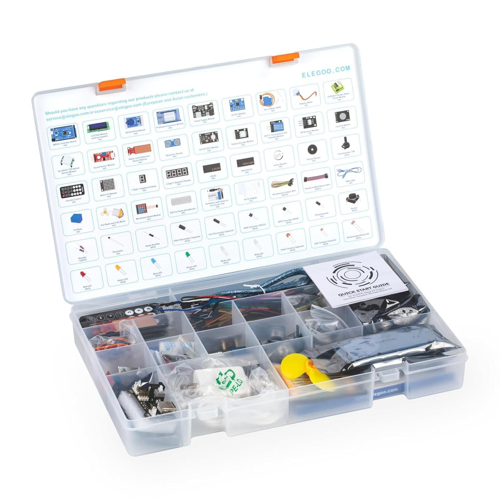 Mega R3 Project Ultimate Starter Kit – Compatible with Arduino IDE Development Board Set