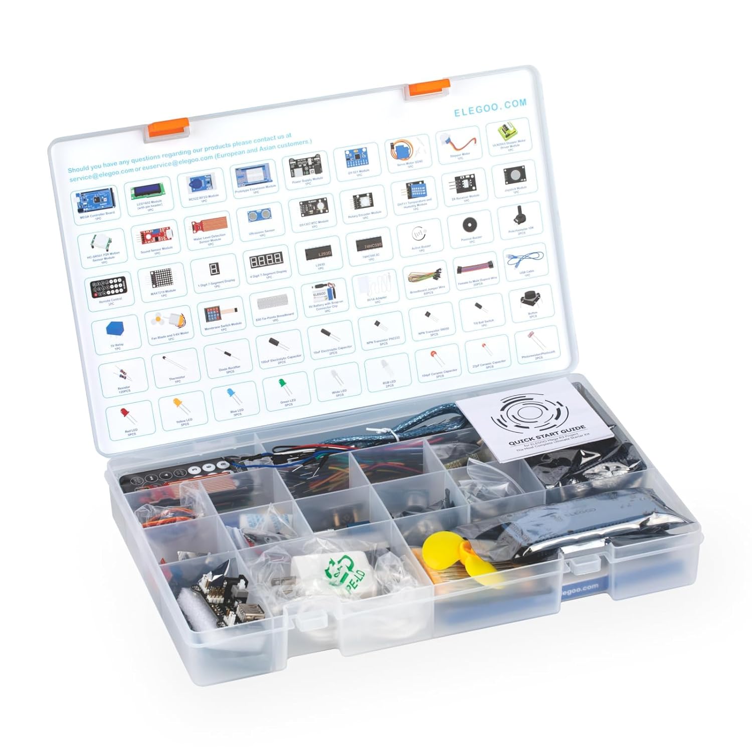 Mega R3 Project Ultimate Starter Kit – Compatible with Arduino IDE Development Board Set