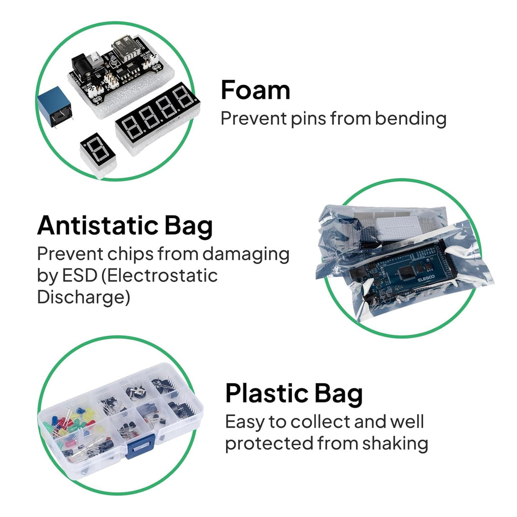 Mega R3 Project Ultimate Starter Kit – Compatible with Arduino IDE Development Board Set