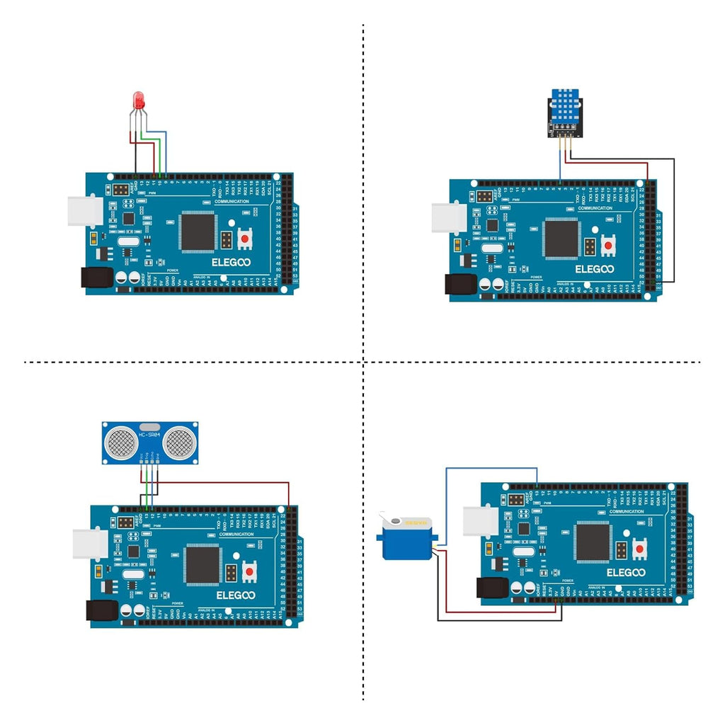 Mega R3 Project Ultimate Starter Kit – Compatible with Arduino IDE Development Board Set