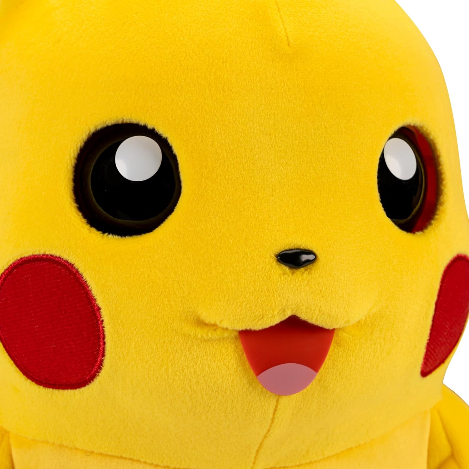 Pokémon Pikachu Puppetronic by RealFX – 16-Inch Interactive Plush with 120+ Animations, Lights & Sounds