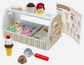 Wooden Scoop & Serve Ice Cream Counter – Kids Pretend Play Ice Cream Shop Set for Imaginative Role Play, Social Skills & Early Learning Fun