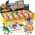 Dig a Dozen Dino Egg Kit for Kids – 12 Dinosaur Excavation Eggs STEM Dig & Discover Science Toy Set for Fossil Hunting & Learning Fun