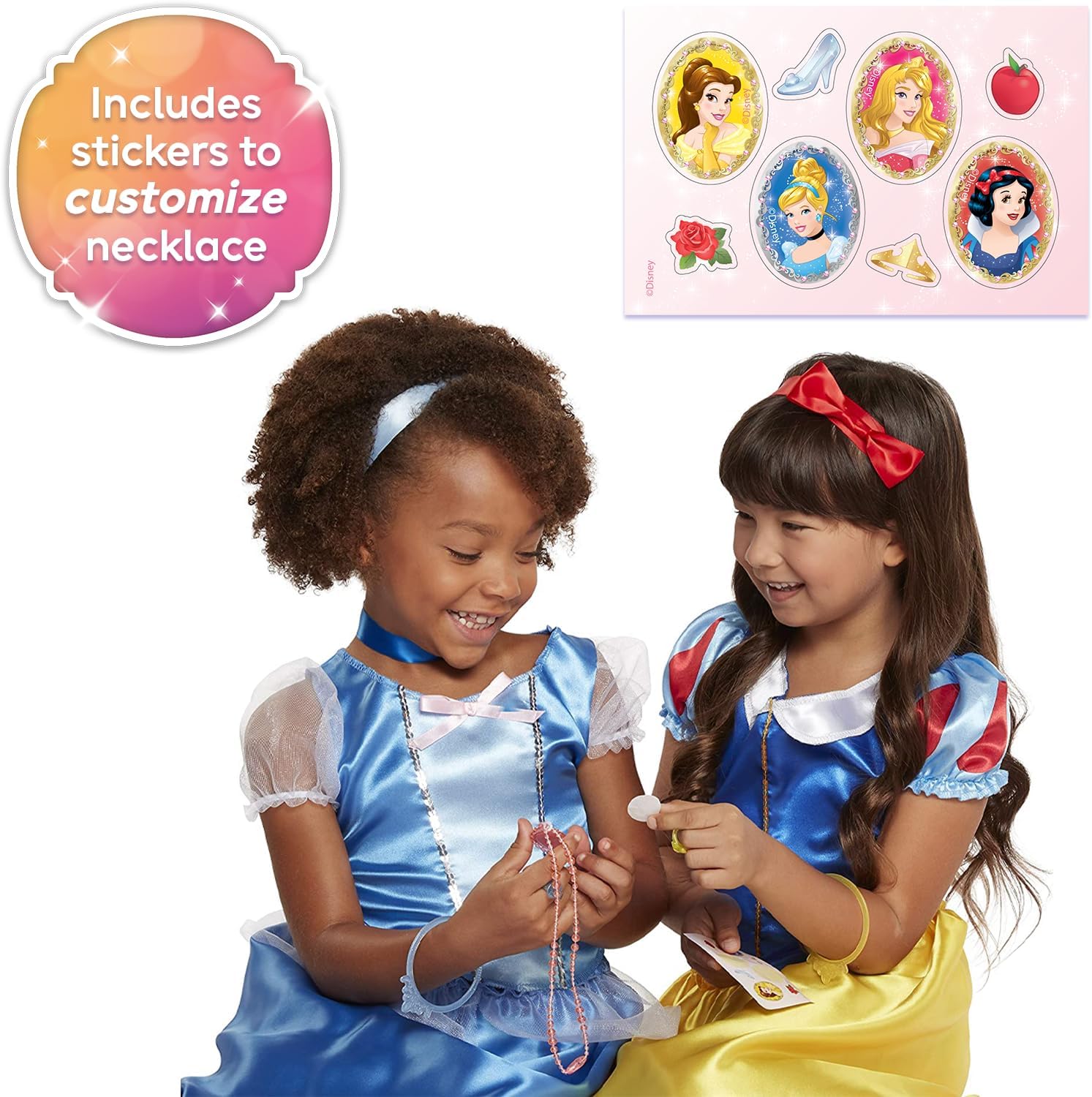 Princess Dress Up Trunk Deluxe 21-Piece Costume Set for Girls – Pretend Play Fashion Accessories Kit for Imaginative Role Play & Princess Fun